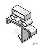 Amerikooler - American Panel Gasket 38   x  76 -- Custom Made Gasket