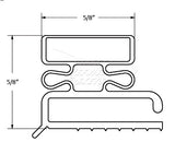 Custom Made Gasket Profile 449 (6449 , 494 ) For  Drawers , Under Counter , Reach In and Walk In Cooler