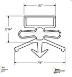 umbers: 679721, S55AT , R55AT  Migali Magnetic Gasket 24-3/8" X 58-5/8"  