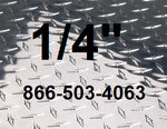 1/4" Aluminum Diamond Plate 4' x 8' 