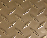 1/4" Aluminum Diamond Plate 144" x 48" - full sheet  ( 4' x 12') 3003 Shiny  