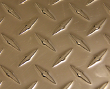 1/4" Aluminum Diamond Plate 144" x 48" - full sheet  ( 4' x 12') 3003 Shiny  