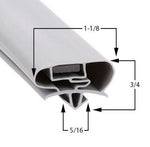 Avantco  COMMERCIAL GASKET DOOR 25" x 25 1/4" DART to DART  Profile 677