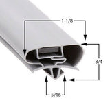 Avantco  COMMERCIAL GASKET DOOR 25" x 25 1/4" DART to DART  Profile 677