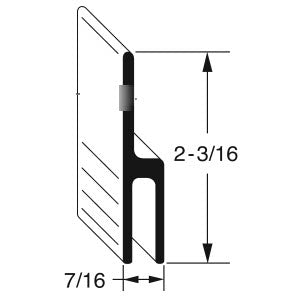 Numbers: 013921, 078145, 118637, 13921, 78145 44-108 32-5/8" DOOR WIPER GASKET
