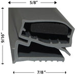 Custom Made Gasket - Deli Show Case - Karen Size 23 x 20 - 4 sides - Magetic 