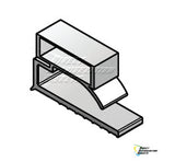 Custom made gasket size 18" x 14" - Magnetic - screwed on 