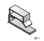 Custom Made Gasket - Deli Show Case - Karen Size 23 x 20 - 4 sides - Magetic 