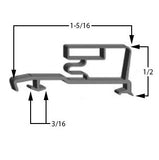 Custom Made Continental/Ardco Door Gasket 21 3/4" x 31 1/4" 