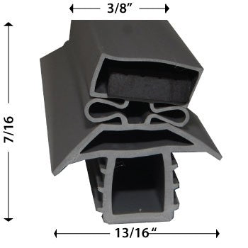 TRAULSEN Gasket Part # 27566- Size - 20-1169  59 1/2 X 23 1/2 MAG 4SC  Models:  AHF232WP, AHT132W, DLT132WUT, SG10001, RHT232WUT, GLT332WUT, GHT232WUT, ADT126WUT, ADT132W, ADT132WUT, ADT232N, ADT232WUT, ADT232WUTFHS, ADT332WUT, AHT126WUT, AHT132WUTFHS, AH