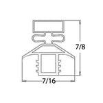TRAULSEN Gasket Part # 32438- Size - 20-1169  50 1/2 X 15 1/2 MAG 4SC Models:  URDT224DUT, RDT224DUT, URS48DT Numbers: 32438, 32438-00, 3243800, 341-32438, 341-32438-00, 341-3243800, 34132438, 34132438-00, 3413243800