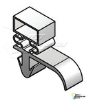 Custom Made Gasket Profile1230 (833 , 20-1230 ) For Drawers , Under Counter, Full Reach In &amp; Walk In Cooler  This Profile is being use on some of the doors of the following manufactures:Silver King