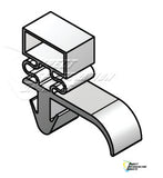 Custom Made Gasket Profile1230 (833 , 20-1230 ) For Drawers , Under Counter, Full Reach In &amp; Walk In Cooler  This Profile is being use on some of the doors of the following manufactures:Silver King