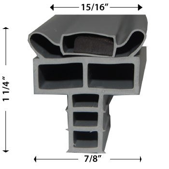 Product Description Randell Gasket 13 5/16 x 16  OEM Quality Refrigeration Door Gasket  OEM Part #INGSK1038  Commonly Fits Model #'s: 9050KAM, 921532F7M, 9030K7M  RHS Part #53-377  Other Notes: 4 sided