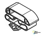 ANTHONY 02-16199-0001 Door Gasket - 401, 401B & 401D  SIZE  28-7/8 x 72-7/8  MAGNETIC 4 SIDES 