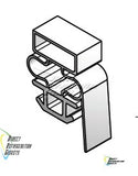 Custom Made Gasket Profile 1515 (254 ) For  Drawers , Under Counter , Reach In and Walk In Cooler