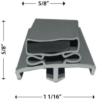 TRAULSEN Gasket Part # 41215- Size - 20-10-516 59 3/4 X 22 7/8 MAG 4SC TRAULSEN 341-41215-00 FOR G20010