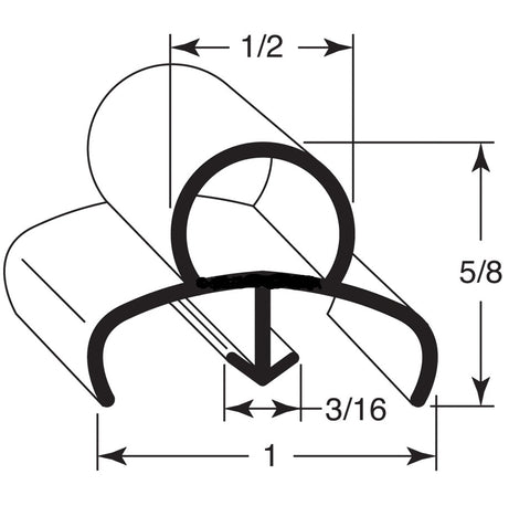 Continental Refrigeration 2-782 GASKET, MILK COOLER, 48-1/2 X 15-1/4 3S