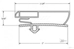 Anthony 02-14160-2018 29 1/16 x 62 9/16 Door Gasket, Aircell