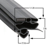 TRUE 917481  GASKET, TBC/TUR/TWC-24, WIDE 21 15/16" X 27 3/4" BLACK