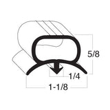 Glenco Right Door 20 1/4" wide by 48 1/2 tall  - Non MAG Gasket Models:  AHA28S, AHA40S, AHA45S, AHA65S, AHA85S, AHFA28S, AHFA40S, AHFA45S, AHFA65S, AHFA85S, ALA28S, ALA40S, ALA45S, ALA65S, ALA85S, ALFA15S, ALFA28S, ALFA40S, ALFA45S, ALFA65S, ALFA85S, SHA