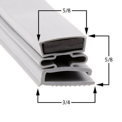 Custom made Walk In Gasket Size 75 3/4" x 32 3/4" x 75 3/4"