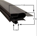 Turbo Air TSR35SD Door Gasket Size 17 3/4 x 53" Magnetic - Custom made new version 