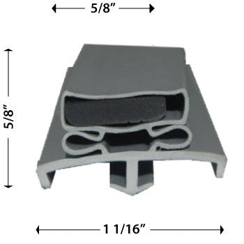 DELFIELD Gasket Part # 170-1084- Size - 20-10-436 24 13/16 X 7 3/8 MAG 4SC 