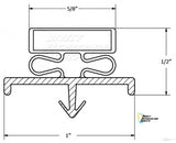 Mahmoud Zaki of Kuwait - Yannikens Nadia - 8' strips    1) Traulsen   #436   x 41 Strips - 8'  82 x $25 = $1025  2)  Profile 1515 - need  x 41 - 8' sticks x $25 = $1025   All gaskets comes as 8' strip with magnet   Total $2050