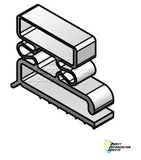 Custom made 18 1/4 " x 24 3/4 " Gasket - 4 sides - Corner to corner - Magentic 