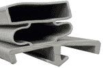 Continental Refrigerator Gasket, 12 1/2 " x 24 1/4 "