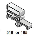 Custom Made LEER Ice Cabinet Gasket size 26 1/2" x 45 1/2" - Snap on - Corner to corner - Magnetic 