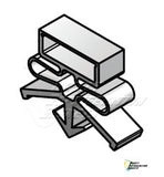 METALFRIO DOOR GASKET 28 1/2" x 25 1/2 - custom made - corner to corner 
