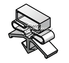 Hussman 25 1/2" x 54 3/8" Magnetic gaskets - 4 sided - corner to corner   RR0721G41