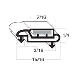 Anthony Door Gasket 21 3/4 x 64 - MAG - 4 sides - Corner to Corner