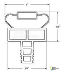 RANDELL Gasket Part # IN-GSK0111- Size - 20-1471  57 5/8 X 24 3/16 MAG 4SC Models:  2020D, 2020DE, 2020DM, 2020FMK, 2030F, 2030M, 2020, 2030, 2030FM, 2020F, 2020FM, 2020M, 2020P, 2020PMNumbers: 74-1299, INGSK 0111, INGSK0111