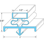 LID GASKET, 9-3/4" X 33, 3S GJ 712-024D-04 LID GASKET, 9-3/4" X 33, 3S GJ LID GASKET, 9-3/4" X 33", MAGNETIC, GREY MAG 1/2", B 1", H 5/8" BEVERAGE AIR ST34