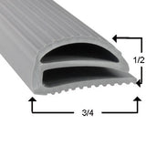 Custom made gasket Size 20 1/2" x 25 1/4 " Screw on Compression gasket 