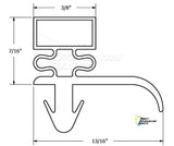 Custom Made Gasket Profile1230 (833 , 20-1230 ) For Drawers , Under Counter, Full Reach In &amp; Walk In Cooler  This Profile is being use on some of the doors of the following manufactures:Silver King