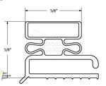 DUNHILL Gasket  Size  22-1/8" X 31" MAG 4SC - screw on gasket