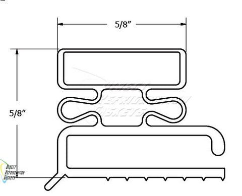 DUNHILL Gasket Part # 39- Size  22-1/8" X 23-1/2 MAG 4SC - screw on gasket  Numbers: 39, 5801-D39, D39