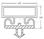 Delfield Gasket 24 3/4 x 28 7/8 Description & Fitment:  Delfield Gasket 24 3/4 x 28 7/8    OEM Quality Refrigeration Door Gasket  OEM Part # 1701305 , 170-1305  Commonly Fits Model #'s: MRPT1-GH