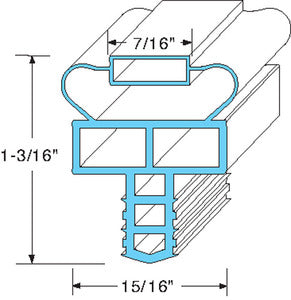 RANDELL Gasket Part # IN-GSK1030 Size - 20-1471 24 1/4 X 24 1/4 MAG 4SC INGSK1030