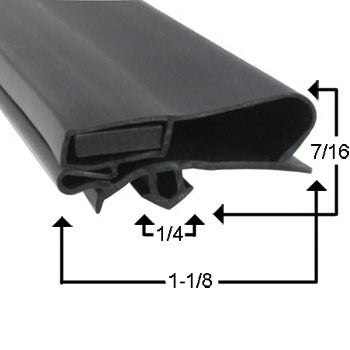 Custom Made Anthony Gasket 29 3/8" x 72 5/8"  Other Notes: 4 sided  This replacement refrigeration door gasket is ready to ship to you the same day       Complete molded frame with OEM quality heat-welded corners     High quality material made in the USA 