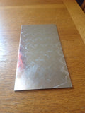 Yellowstone Hardware  Qty 50 of 1/8" aluminum diamond 3003 shiny  plate size 8" x 22"