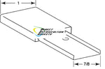 1"X 8' SNAP-ON HEATER TRIM  Models: DL3678, 18701S, 18705s  Numbers: 24179 1075, 24179-1075, 241791075, 24207-1075, 24220-1075, 242201075, 434BR-8, 7-1078, 958807, 958815, SOHC-100-8, SOHC100-8