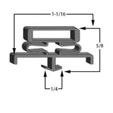Custom Made Gasket 26 1/4" x 24 1/2" - Magnetic - Snap On 