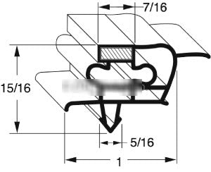 CENTAUR Gasket  model CST-60-24  Size 26 x 28 5/8"