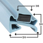 Custom Made 770 Gasket Size 20 1/2 x 21 1/2 - 4 Sides - Magnetic -Corner to corner 
