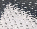 3/16"  Aluminum Diamond Tread Plate 5' x 16'   3/16 in. Aluminum Diamond Plate 60" x 192"  .1875" Aluminum Diamond full sheet 5 x 16 3003 has shiny bright finish , mirror finish   3003-H22 Aluminum Diamond Plate - The brilliant shine of Aluminum Diamond P